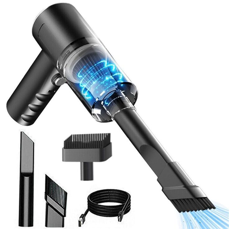 3IN1 Portable Car Vacuum Cleaner with Blower | USB Rechargeable Wireless Handheld Car Vacuum Cleaner Traveling,Portable,Rechargeable