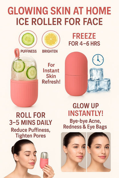 Ice Roller For Face, Neck And Body For Men & Women,